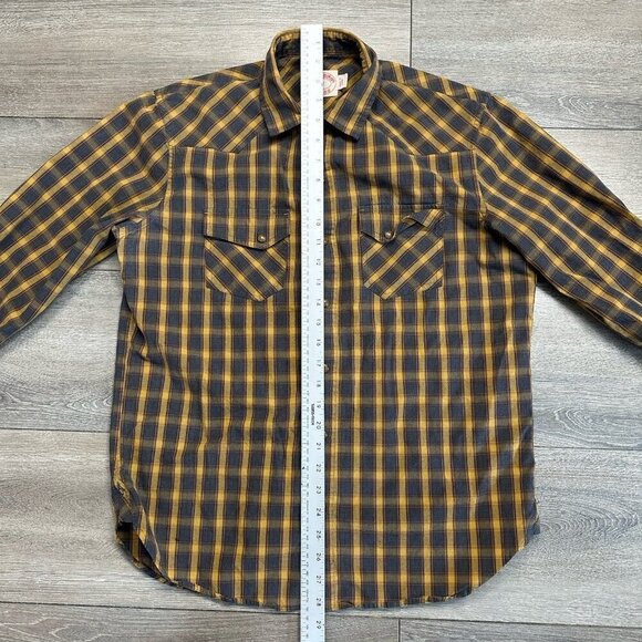 Brooks Brothers Mens Medium Long Sleeve Button Down Pearl Snap Western Shirt - Picture 5 of 5